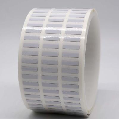 China 12.5mmx3mm 1.5mil White Gloss High Temperature Resistant Polyimide Label for sale