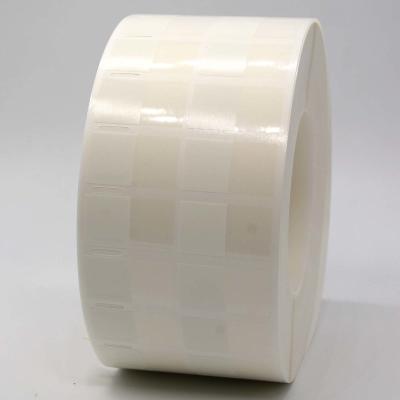 China 35x20-18mm 1,5 mil witte mat doorzichtige waterbestendige vinylkabellabel Te koop