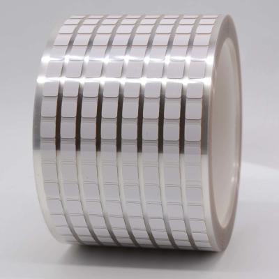 China 6mmx6mm 1.5mil White Gloss High Temperature Resistant Polyimide Label for sale