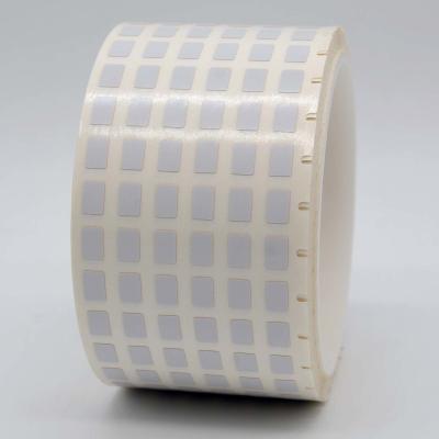 Chine Étiquette adhésive de transfert thermique 5x7.5 mm 1 mil blanc mat résistant aux températures élevées à vendre