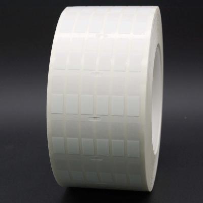 China 8x25-12,5 mm Cable Adhesive Label 2mil Branco Matte Translúcido Resistente à Água Vinyl Cable Label à venda