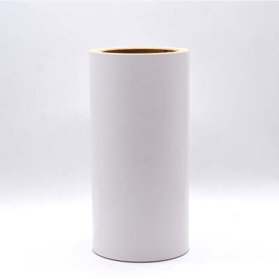 China Strong Adhesive Polyimide Materials Matte White 1Mil With Glassine for sale
