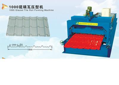 China Glazed Roof forming Machine Type 1000 for sale