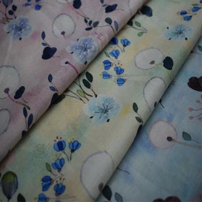 China 47*58 180gsm Printed Lenzing Ecovero Viscose Rayon Twill Fabric for sale