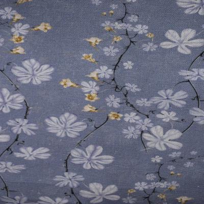 China Digital summer burgundy print cotton For Lady Dress Linen Print for sale