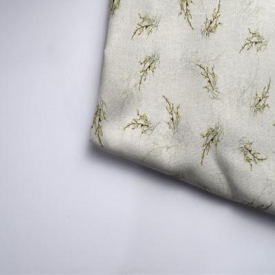 China Dress Polyester Printing Fabric Cotton Woven Fabric Linen Ramie Cloth for sale