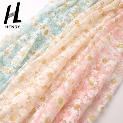 China Light Weight Knitted Mesh Soft Tulle Fabric For Ladies Clothing for sale