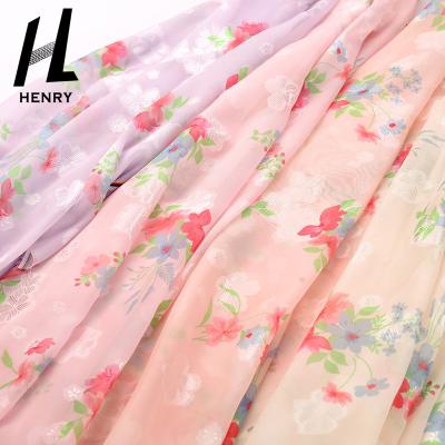 China Tule personalizado Mesh Fabric For Lady Dress do poliéster da fantasia do teste padrão à venda