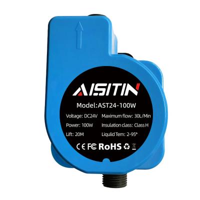 China AISITIN Mini Auto Water Pump 85W Pressure Booster Pump Connector Household Washing and Cleaning for Tap Water Kitchen Sink Shower Head Booster Pump à venda