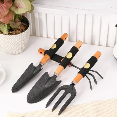 Chine AISITIN Country Gardening Tool Kit Hand Planting Mini Wood Handle Shovel Spade Trowel Gardening Tools for Flowers Tranplanting Succulent à vendre