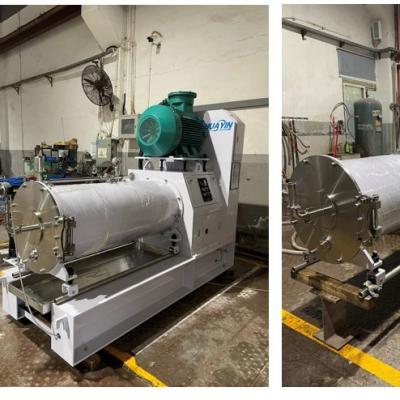 Chine machine de moulin du sable 75kW de 100L 250L 55 pour le colorant de meulage humide d'encres de fabrication de papier à vendre