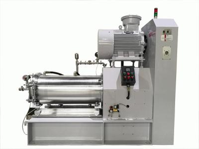 China máquina do moinho do grânulo 100L com a bomba de diafragma estática do descarregamento e do Aro à venda