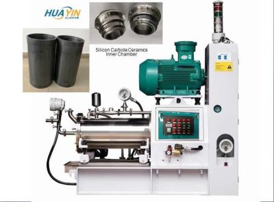 China Weniger Perlen-Mühlscheibenmühle-Maschine des Edelstahl-10micron horizontale zu verkaufen