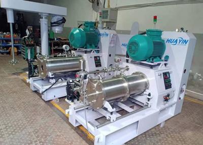 China máquina de trituração horizontal baixa da pintura do moedor 1200kg do grânulo da água 100L à venda