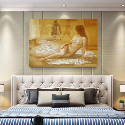 China Wholesale classic Amazon best-selling version of the painting art portrait decor painting private label woman sexy naked body body for sale
