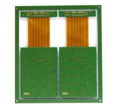 China Una placa de circuito de múltiples capas de la flexión de la parada del PWB de la capa rígida profesional de la asamblea 2-10 en venta