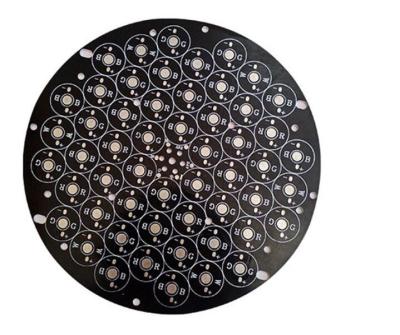 China MC Aluminium Board PCB Black Soldermask Single Sided Metal Core PCB Board for sale