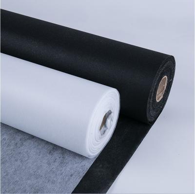 China Tailoring Materials Fusible Polyester Nonwoven Interlining Fabric with LDPE Coating for sale