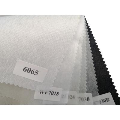 China Gaoxin Nonwoven Fusible Interlining Fabric for Dustcoat 100% Polyester Width 90-200cm for sale