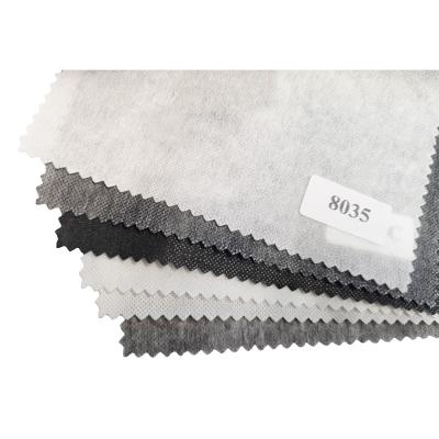 Chine Interlining en polyester pour accessoire de vêtements en noir, blanc et gris Largeur de 15 à 150 cm à vendre