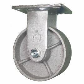 Quality Grey Iron Casting Swivel Caster Wheels Heavy Duty / Semi Steel Cast Iron Caster for sale