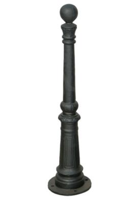 China Decorative Cast Iron Bollards Removable Street Bollard Painting Surface for sale