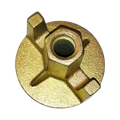 China Fix Formwork Tie Rod Scaffolding Accessories Concrete Wing Nuts Square Type Thread for sale