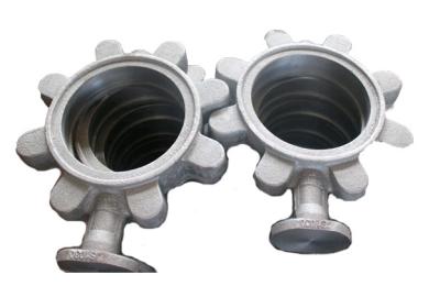 China Precision Butterfly Valve Body Stainless Steel Valve Parts Silver Color ISO9001 for sale