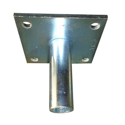 China Formwork Scaffolding Accessories Carbon Steel Q235 Base Jack Plate for sale