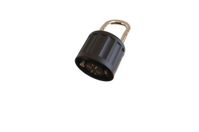 China Shockproof LED Inside Iot Padlock 2.4GHz Wifi BLE High Strength for sale